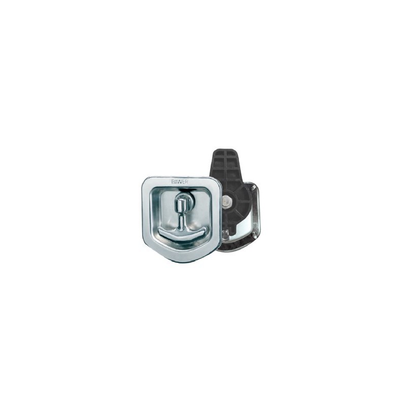 Fermeture acier inox encastrable avec penne plastique