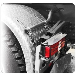SUPPORT D'AILE - TUBES DE FIXATION DEPORTES D42 L800 AG 2 COUDES