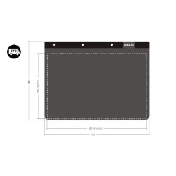 Bavette PVC lisse - 400x300 mm