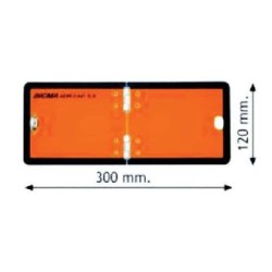 PANNEAU ALUMINIUM (pliage vertical) ADR 120x 400mm POUR VUL