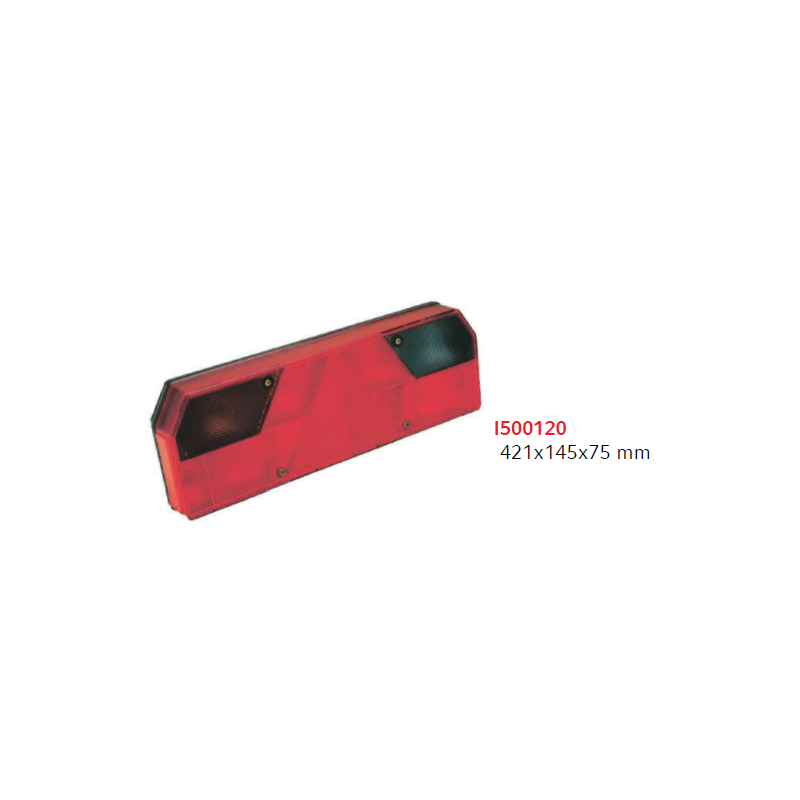 LANTERNE ARRIERE 421x145x75 mm