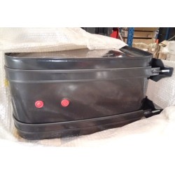RESERVOIR HYDRAULIQUE ACIER 140L / FIXATION LATERALE / SUPPORTS EN L/PEINTURE EPOXY 675x620x360mm