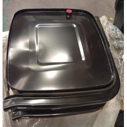 RESERVOIR HYDRAULIQUE ACIER 140L / FIXATION LATERALE / SUPPORTS EN L/PEINTURE EPOXY 675x620x360mm
