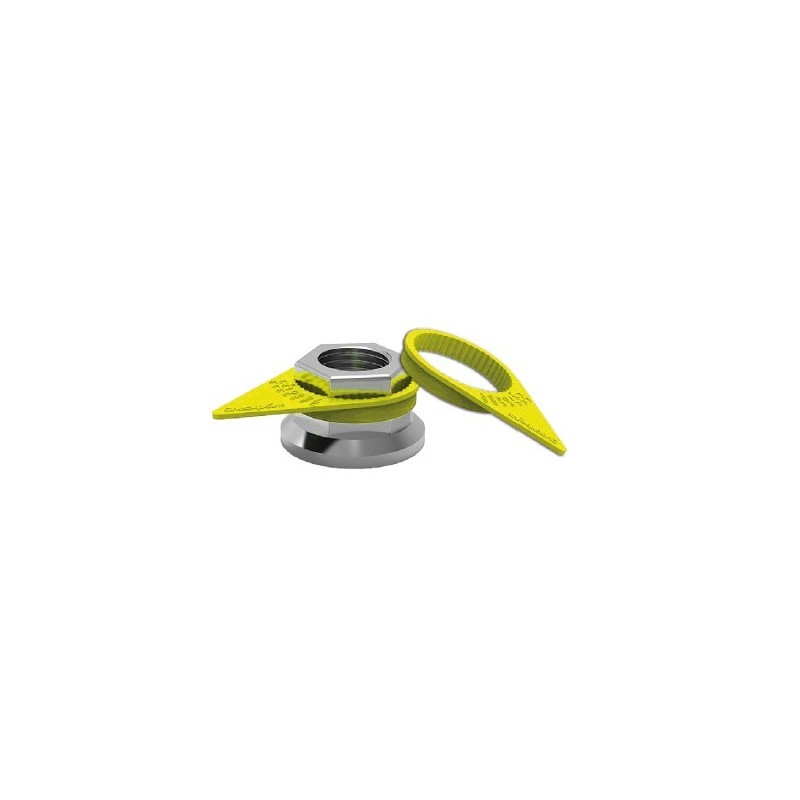 INDICATEUR DE DESSERAGE CHECKPOINT Ø30mm/ PLASTIQUE JAUNE FLUO