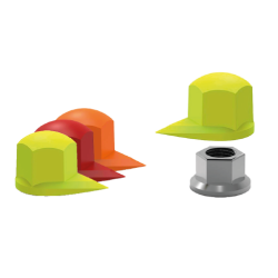 INDICATEUR DE DESSERAGE DUSTITE Ø27 mm JAUNE FLUO