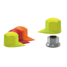 INDICATEUR DE DESSERAGE DUSTITE Ø30 mm JAUNE FLUO