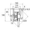 VILEBREQUIN SEUL POUR ECROU Ø24mm ACIER PEINT