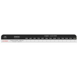 TRAVERSE ARRIERE LG 2550mm
