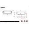 ECLAIREUR DE ZONE EN PLASTIQUE ABS 12/24V