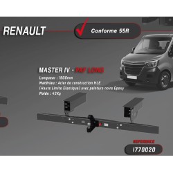 BARRE ANTI ENCASTREMENT RENAULT MASTER ROUES SIMPLES