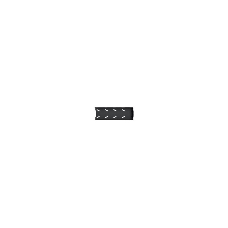 COUPLE D'ETRIERS EN ACIER PEINT NOIR - 2 MM 420X136X44