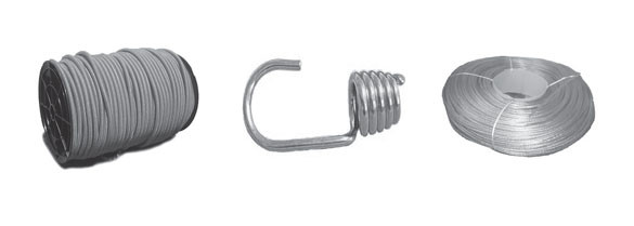 Pontets de bâche / sandows / câbles tir / sanglons