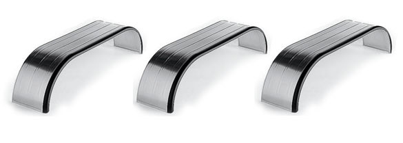 Ailes métalliques triple essieu