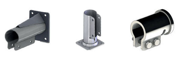 Goussets de fixation d'ailes