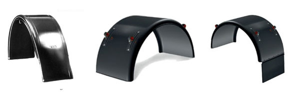 Ailes plastique avec brides montées