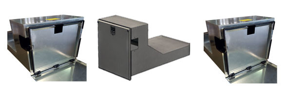 Coffre porte transpalettes