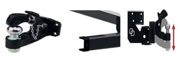 Support multi hauteurs seul pour bae mixtes