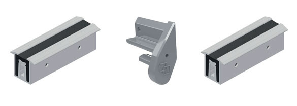 Profil charnière aluminium