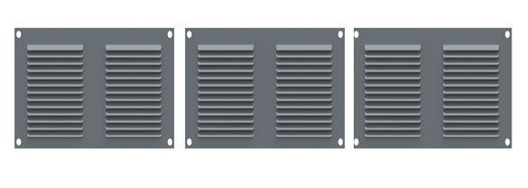 Grille d'aération en aluminium