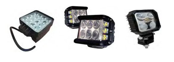 Phares de travail et de recul