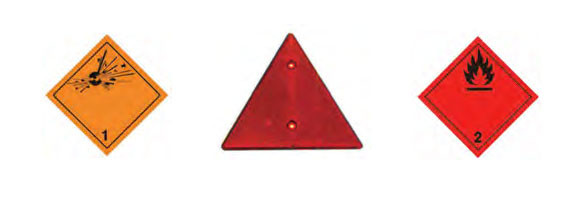 Symbole adhésif / catadioptres homologués