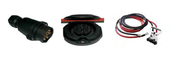 Fiches / socles / adaptateurs / prises et accessoires