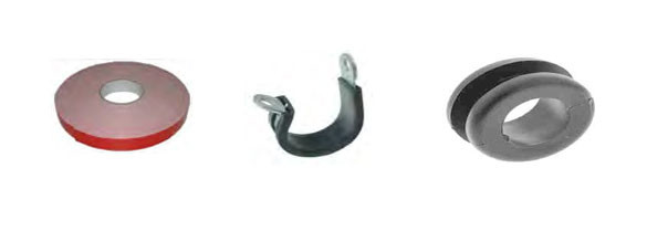 Rubans / colliers de serrage / passe-fils / attache châssis