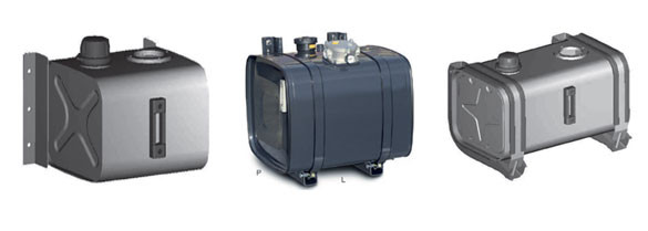 Réservoirs hydrauliques fixation latérale