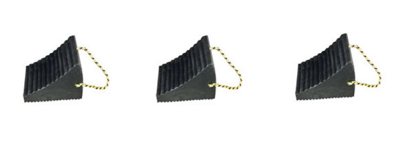 Cales de roues en caoutchouc