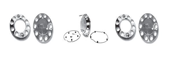 Enjoliveurs et galette de roue